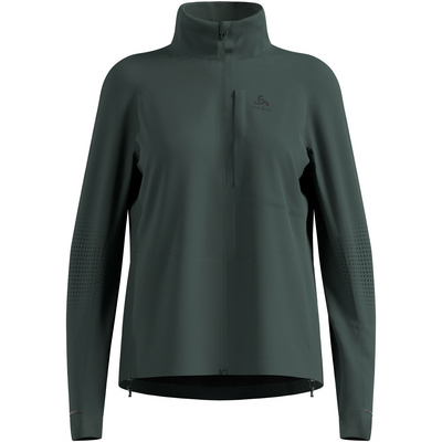 Odlo Dames Zeroweight Pro Warm Reflective Jas (Maat M, Groen)