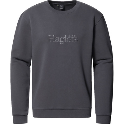 Haglöfs Heren Crewneck Trui (Maat L, Zwart)
