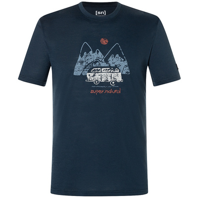 Super.Natural Heren Dolomites Campsites T-shirt