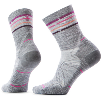 SmartWool Dames Run Zero Cushion Mid Crew Sokken