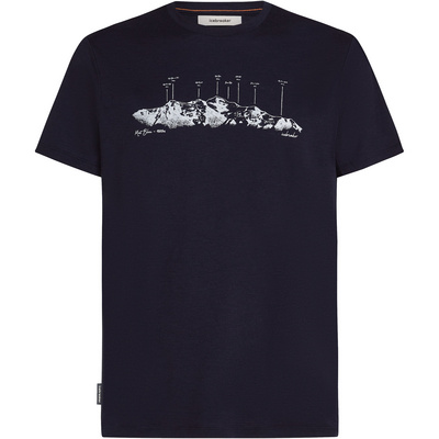 Icebreaker Heren Merino 150 Tech Lite The Peaks T-shirt