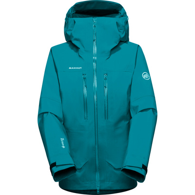 Mammut Dames Crater Pro HS Hoodie Jas (Maat XS, Turquoise)