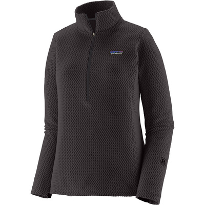 Patagonia Dames R1 Air Zip Neck Trui (Maat XS, Zwart)