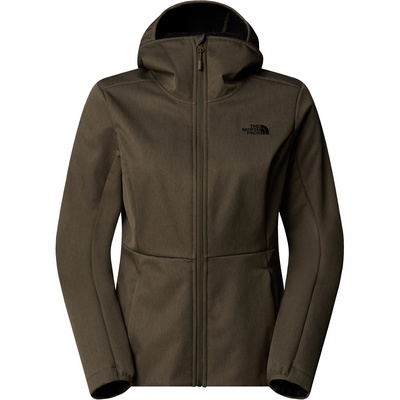 The North Face Dames Quest Highloft Softshell Jas (Maat S, Olijf)