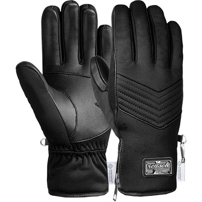 Reusch Dames Daisy Windstopper Handschoenen (Maat 8.5, Zwart)