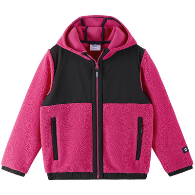 reima Kinderen Turbo Fleece Hoodie Jas (Maat 110, licht roze)