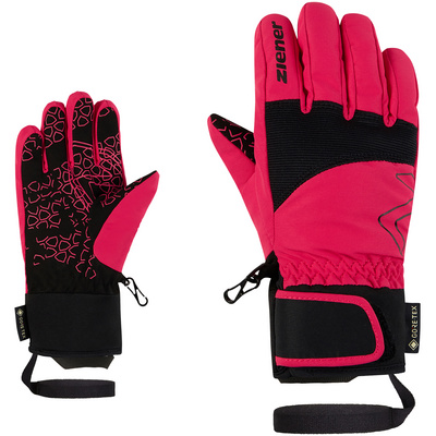 Ziener Kinderen Liori-Z GTX Handschoenen (Maat 6.5, Roze)