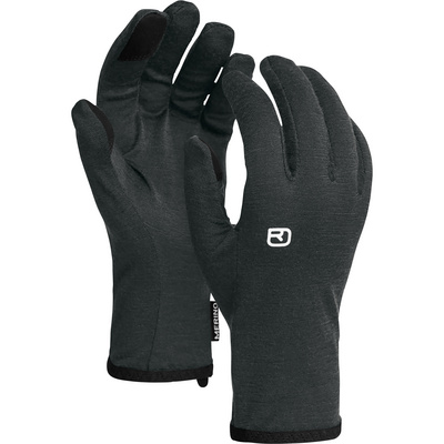 Ortovox Heren 185 Rock'N'Wool Liner Handschoenen (Maat S, Zwart)