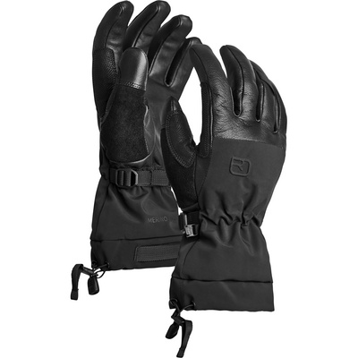 Ortovox Heren Merino Freeride Handschoenen (Maat S, Zwart)