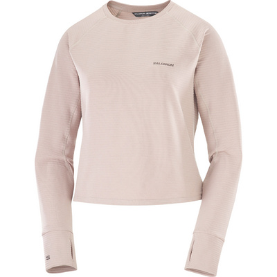 Salomon Dames Sntial Lightwarm Crewneck Trui