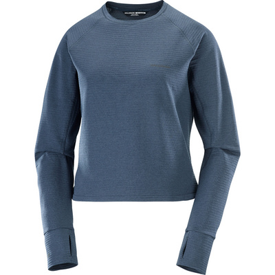 Salomon Dames Sntial Lightwarm Crewneck Trui