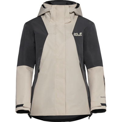 Jack Wolfskin Dames Flowline 2l Ins Jas (Maat L, Beige)