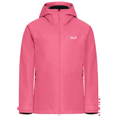 Jack Wolfskin Dames Wild Places 3in1 Jas (Maat M, Roze)