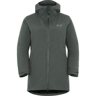 Jack Wolfskin Dames Icecape 3in1 Down Jas (Maat XL, Groen)
