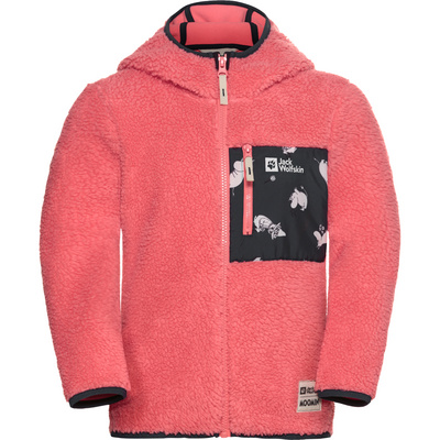 Jack Wolfskin Veste Moomin Ice Curl (taille 116, Rouge)