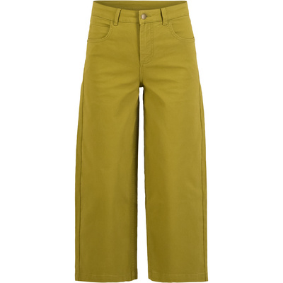 Blutsgeschwister Dames High Waist Culotte Broek (Maat L , Groen)