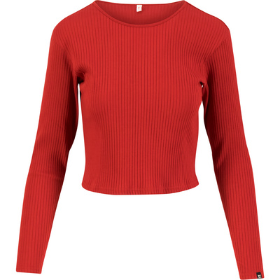 Blutsgeschwister Dames Feels Like Me Longsleeve (Maat M, scarlet dahlia red)