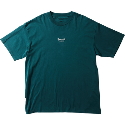 Brava Fabrics Heren Peanuts Records Oversize T-shirt (Maat M, Turquoise)