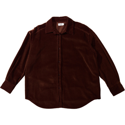 Brava Fabrics Dames Corduroy Jas (Maat L, Bruin)