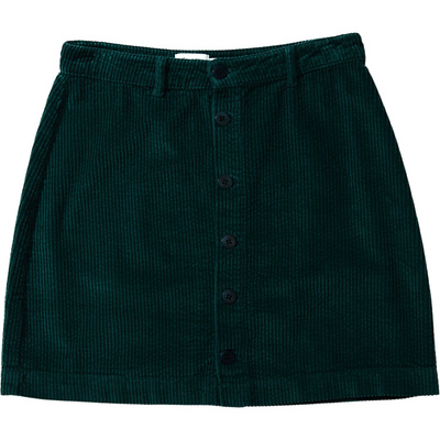 Brava Fabrics Dames Corduroy Mini Rok (Maat S, Turquoise)