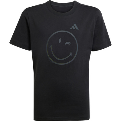adidas Kinderen X Smileyworld Graphics T-shirt (Maat 140, Zwart)