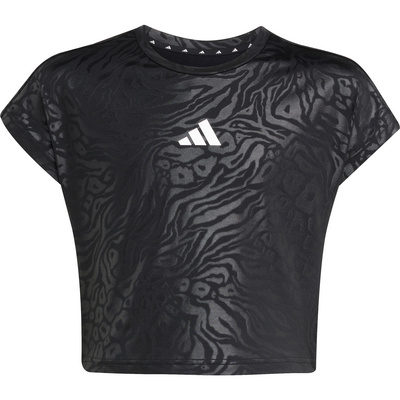 Adidas Kinderen Animal Print Crop T-shirt
