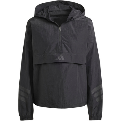adidas Dames Future Icons Anorak (Maat M, Zwart)