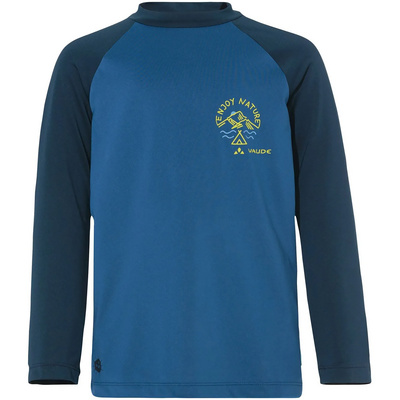 Vaude Kinderen Solaro III Longsleeve (Maat 110 , Blauw)