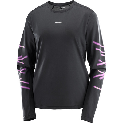 Salomon Dames SHKout Core GFX Longsleeve