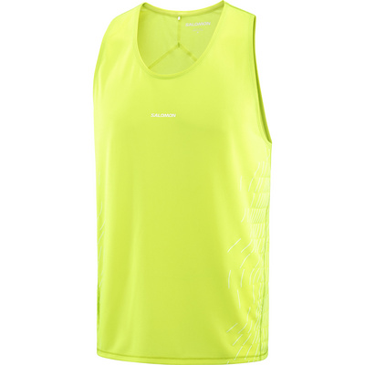Salomon Heren Sense Aero Singlet GFX Tank top