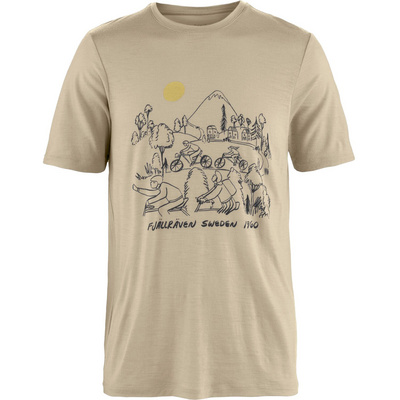 Fj&auml;llr&auml;ven Heren Hoja Lugnt Wool T-shirt