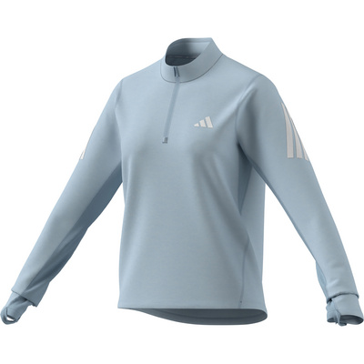 Adidas Dames Iconic Running 1/2 Zip Longsleeve