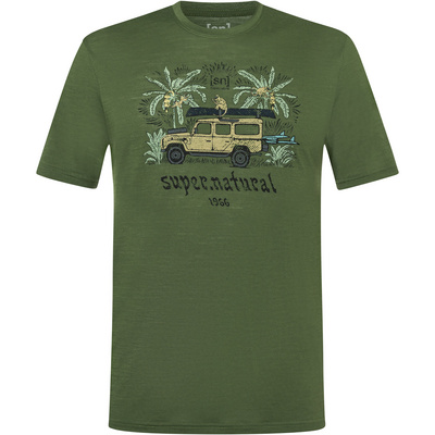 Super.Natural Heren Tropicar T-shirt
