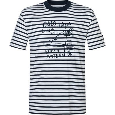 Super.Natural Heren Stripe Cote D'azur Bio J T-shirt