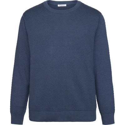 KnowledgeCotton Apparel Heren Vagn Bubble Knit Crew Neck Trui