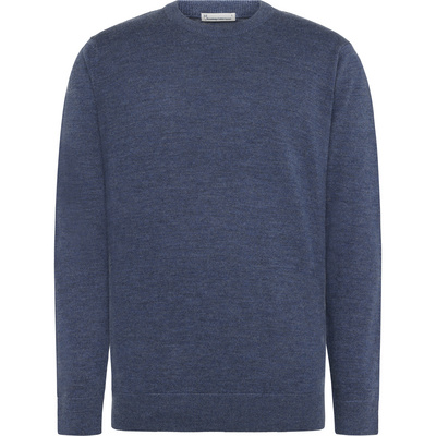 KnowledgeCotton Apparel Heren Merino Knit Crew Neck Trui
