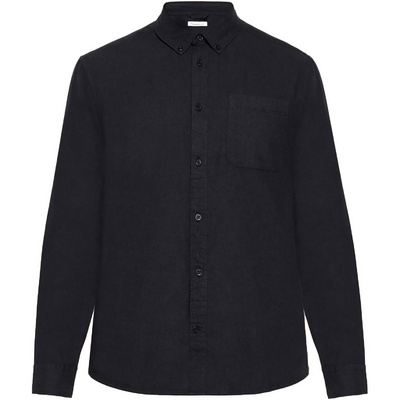 KnowledgeCotton Apparel Heren Loose Fit Wool Jas