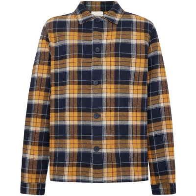 KnowledgeCotton Apparel Heren Big Checked Heavy Flannel Overhemd