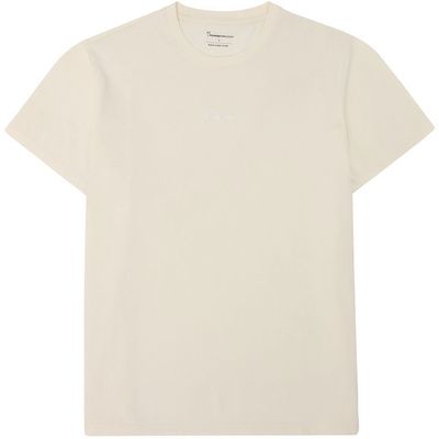 KnowledgeCotton Apparel Heren Chest Embroidery T-shirt