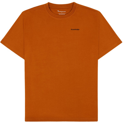 KnowledgeCotton Apparel Heren Back Print T-shirt