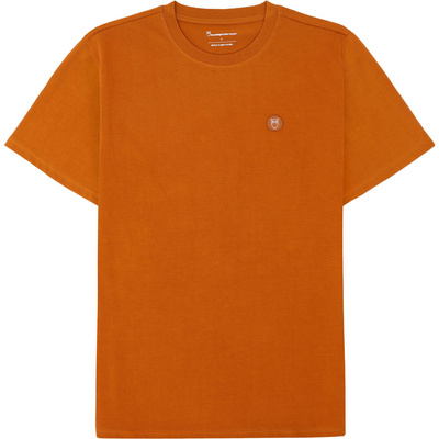 KnowledgeCotton Apparel Heren Loke Badge T-shirt