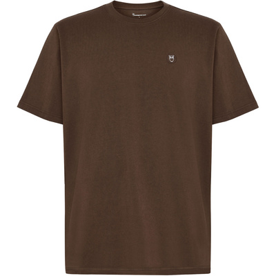 KnowledgeCotton Apparel Heren Loke Badge T-shirt