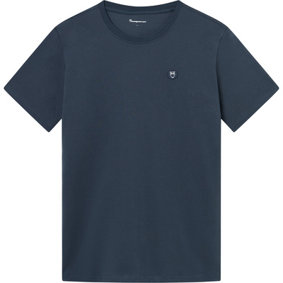 KnowledgeCotton Apparel Heren Loke Badge T-shirt