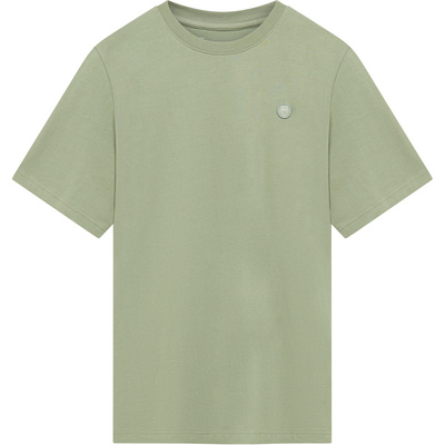 KnowledgeCotton Apparel Heren Loke Badge T-shirt