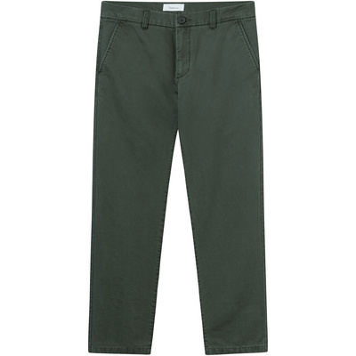 KnowledgeCotton Apparel Heren Chuck Regular Chino Twill Broek (Maat INCH 32/32, Groen)