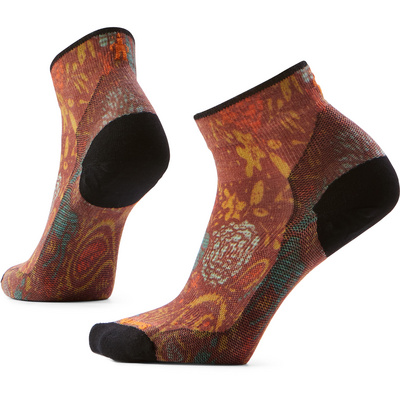 SmartWool Dames Bike Zero Cushion Paisley Print Sokken