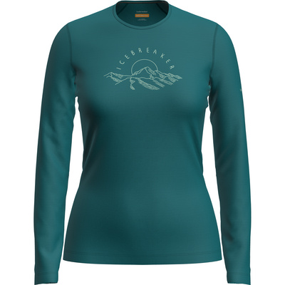 Icebreaker Dames 200 Oasis Sunrise Summit Longsleeve