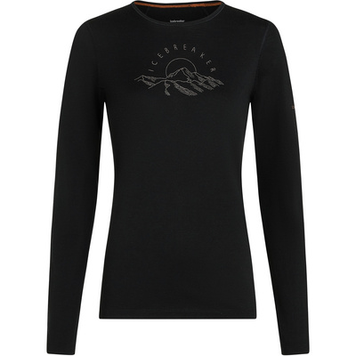 Icebreaker Dames 200 Oasis Sunrise Summit Longsleeve