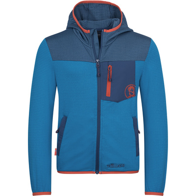 Trollkids Veste Holmedal (taille 128, Bleu)