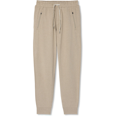Vuori Heren Ponto Performance Jogger Broek (Maat S, Beige)